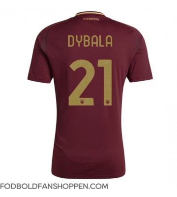 AS Roma Paulo Dybala #21 Hjemmebanetrøje 2024-25 Kortærmet